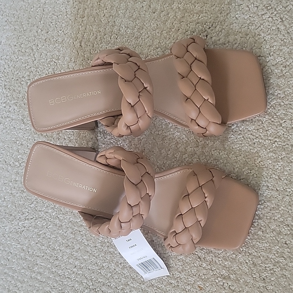 Braided braid heels BCBGeneration sz 9